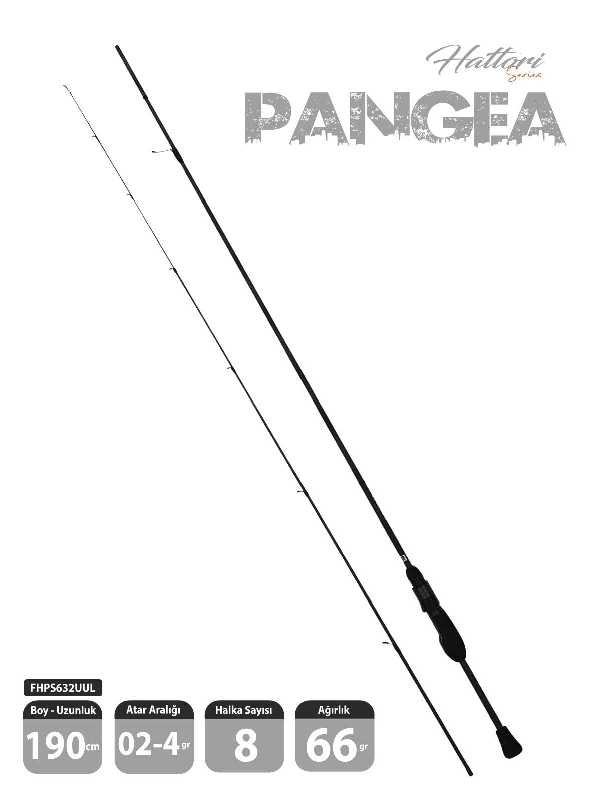 Fujin Hattori Pangea 190cm 02-4gr Lrf Kamışı