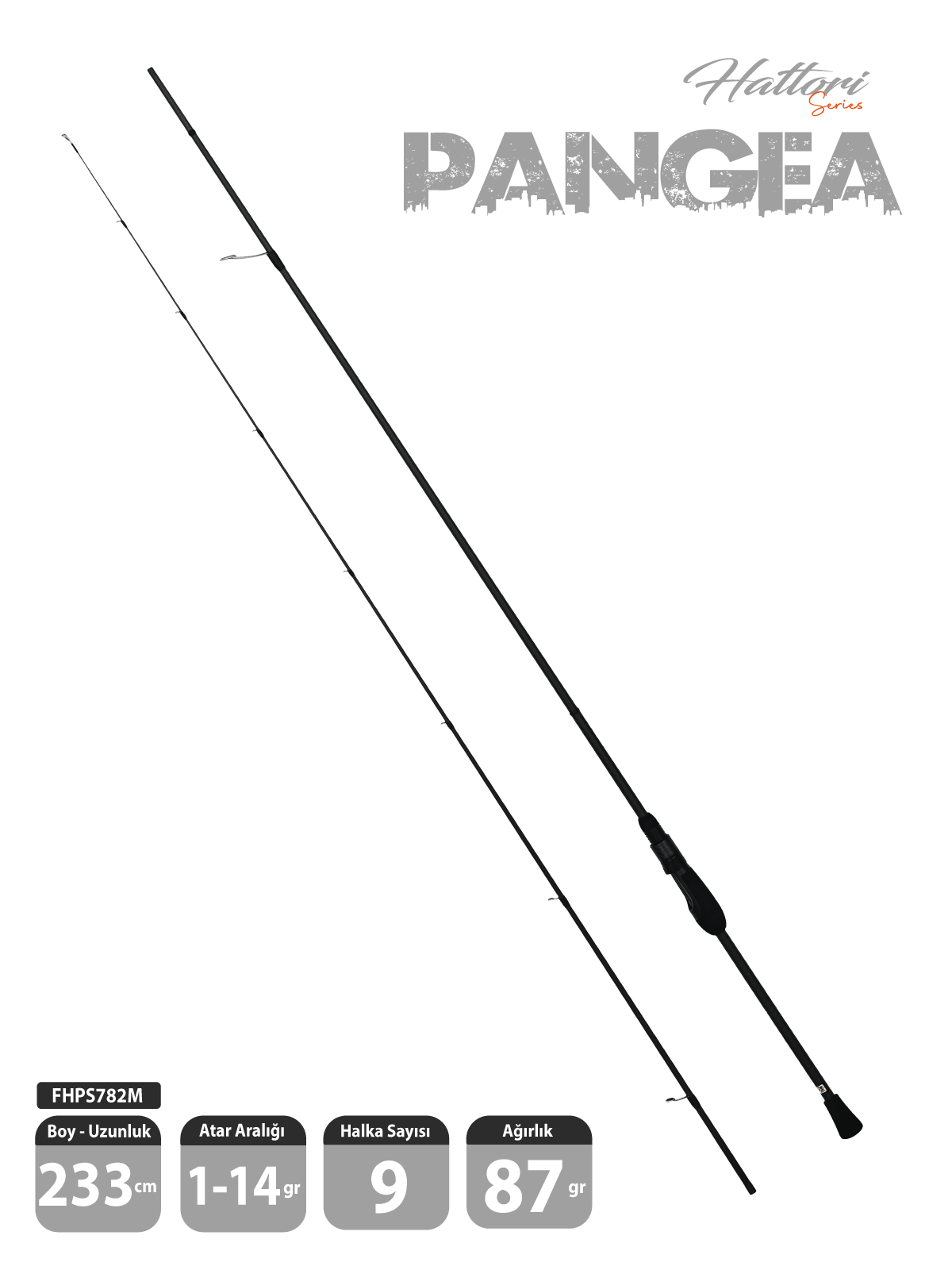Fujin Hattori Pangea 233cm 1-14gr LRF Kamışı