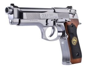 We Samurai Edge M9 Airsoft GBB Tabanca- Silver (Gümüş)