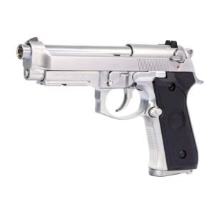We Beretta M9A1 Rail Silver Full Auto GBB Airsoft Tabanca