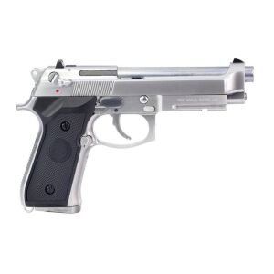 We Beretta M9A1 Rail Silver  + Green Gas + 1 Kg BB + Taşıma Çantası + Atış Gözlüğü