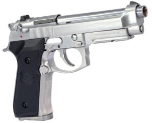 We Beretta M9A1 Rail Silver  + Green Gas + 1 Kg BB + Taşıma Çantası + Atış Gözlüğü