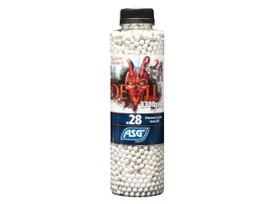 Asg 0.28gr 3300'Lük Devil Plastik Airsoft Mermisi
