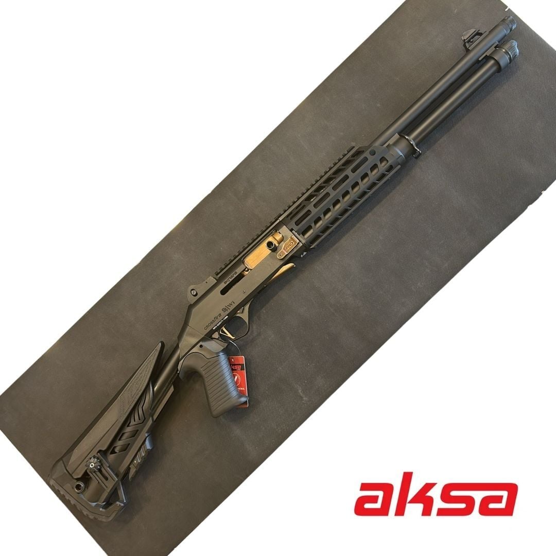 Aksa Crossfire S4 Extreme Pro Siyah Metal El Kundak Otomatik Av Tüfeği