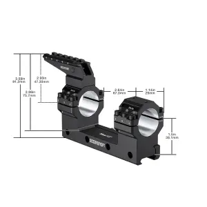 Discovery Optics 30 mm Heavy Duty Cantilever Tek Parça Dürbün Montaj Ayağı