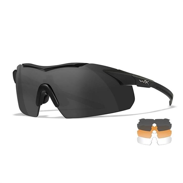 WILEY X WX Vapor 2.5 Comm. Balistik Gözlük (3 Lens)