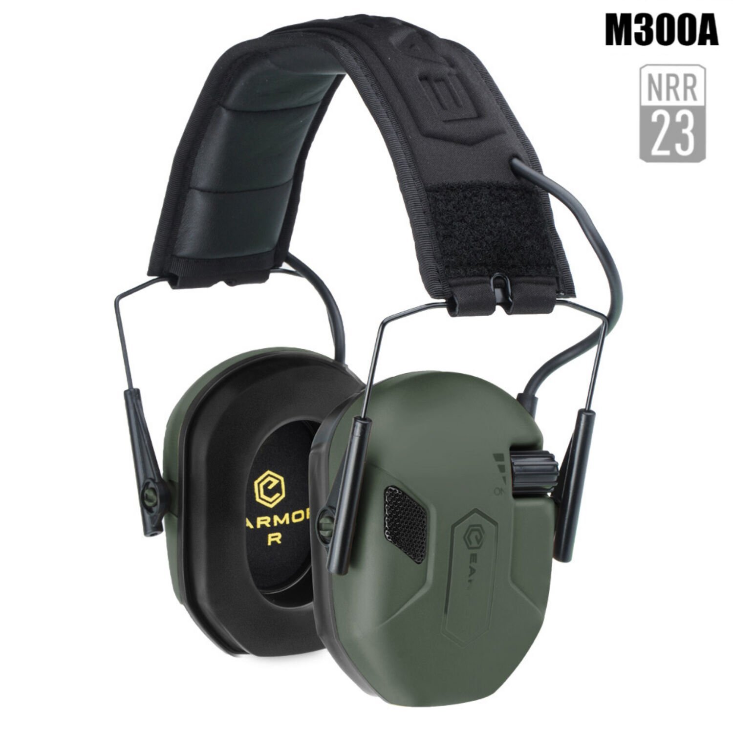 Opsmen Earmor M300A Elektronik Atış Kulaklığı Kulak Koruması (Foliage Green) Yeşil