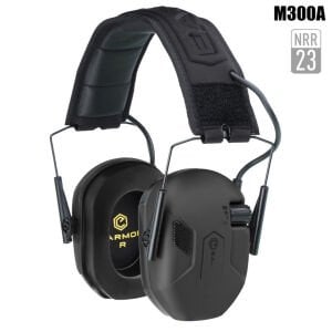 Opsmen Earmor M300A Elektronik Atış Kulaklığı Kulak Koruması Siyah