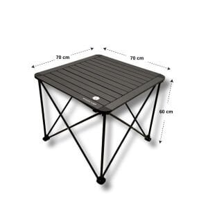 Windcamp Katlanır Kamp Masası Büyük - Silver