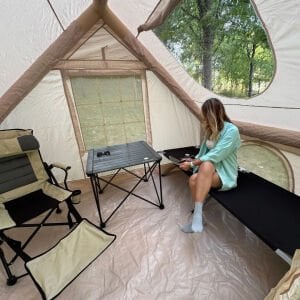 WINDCAMP ŞİŞME ÇADIR 6 KİŞİLİK - BEJ (4 MEVSİM)