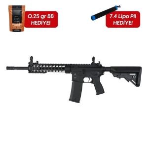 Evolution Recon Superlite Carbontech Siyah Airsoft Tüfeği + 7.4v LiPo Pil