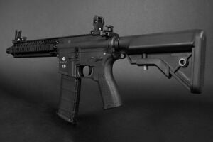 Evolution Recon Superlite MK18 Mod 1 10.8'' Carbontech Airsoft Tüfeği + 7.4v LiPo Pil