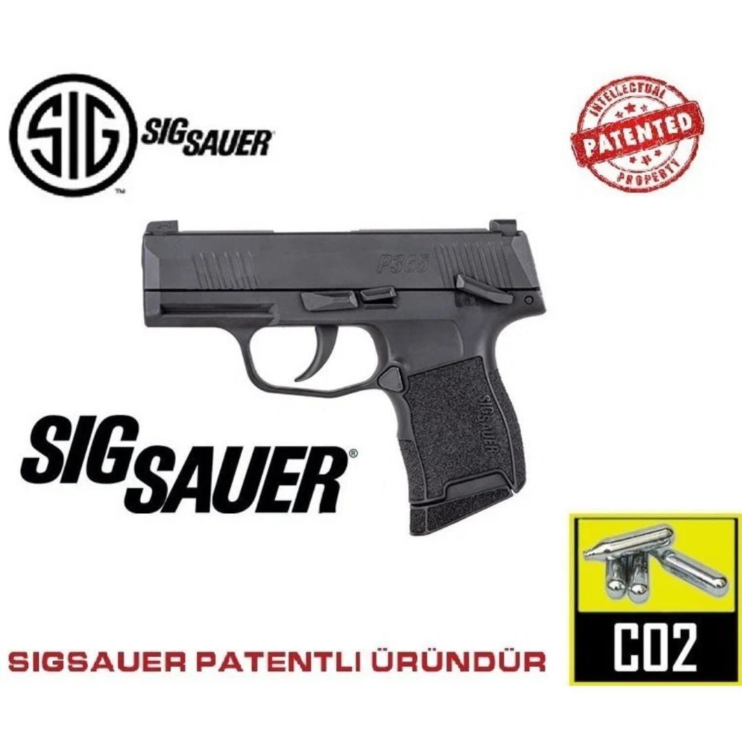 Sig Sauer P365 Siyah 4.5mm Co2 Havalı Tabanca