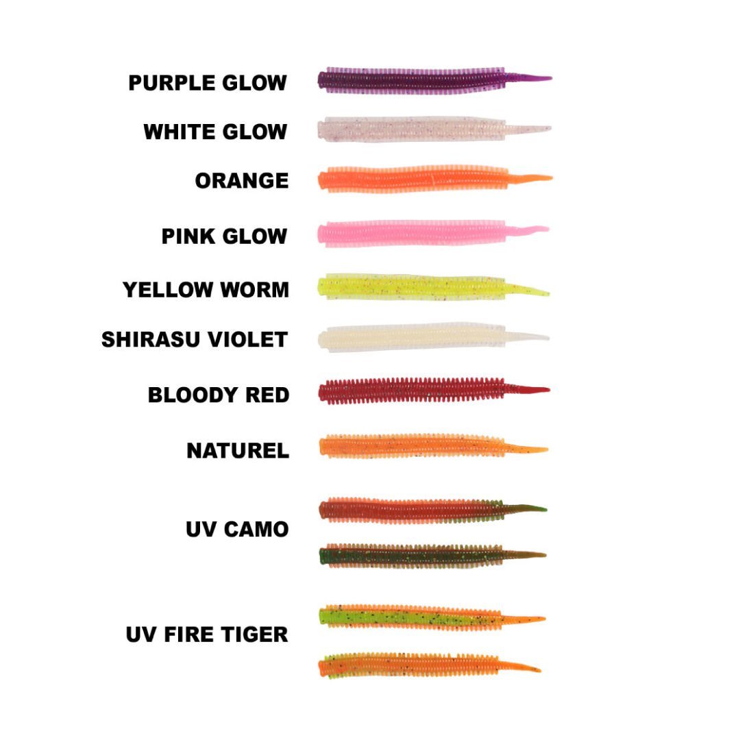 Ryuji Jelly Worm 7.5 Cm 20 Adet Silikon Sahte Yem