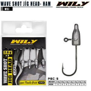 Wily Wave Shot Jighead - 1.5 gr