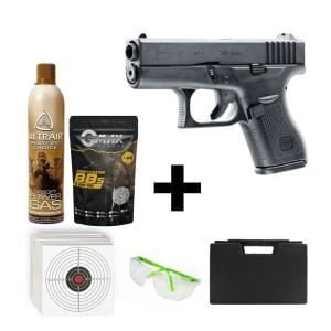 UMAREX Glock 42 + Green Gas + 0.20gr BB + Taşıma Çantası + Atış Gözlüğü