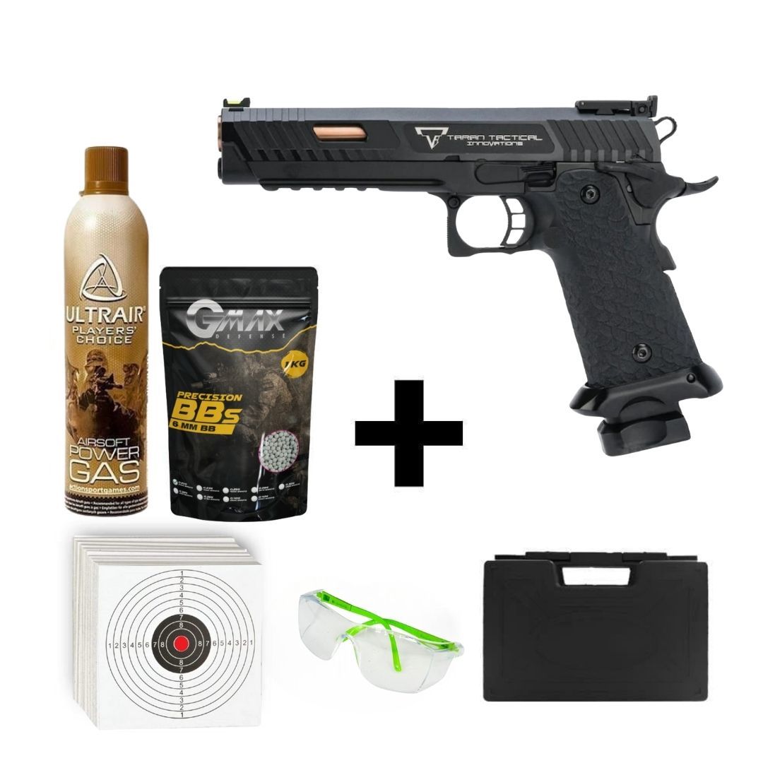 EMG / Taran Tactical Combat Master + Green Gas + 0.20gr BB + Taşıma Çantası + Atış Gözlüğü