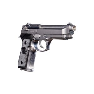 We Beretta M92 Gümüş + Green Gas + 0.20gr BB + Taşıma Çantası + Atış Gözlüğü