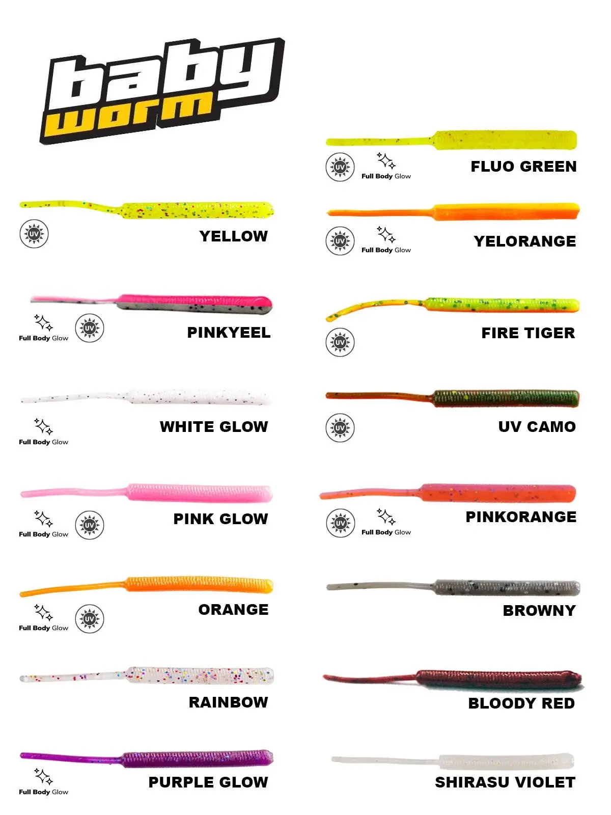Fujin Baby Worm 5.2cm Floating LRF Silikonu