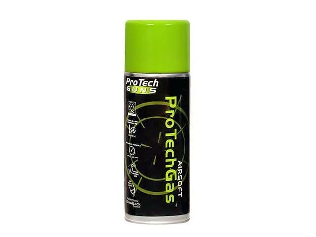 PROTECH GUNS 400ml AIRSOFT GREEN GAS Silikonlu