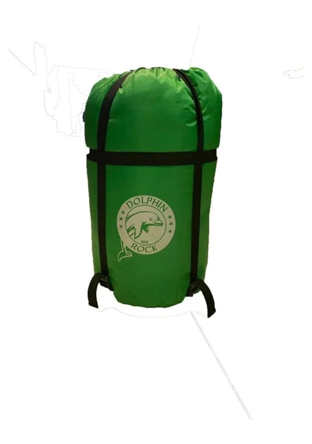 Dolphin Rock Dört Mevsim Kamp Tek Kişilik Yetişkin Uyku Tulumu Yeşil