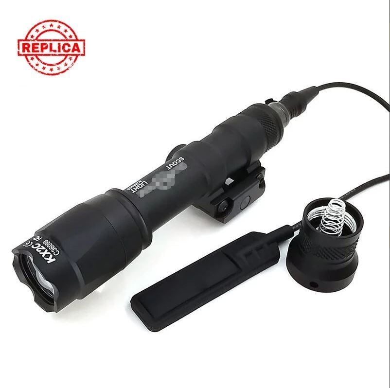 Tactical M600 Scout 366 Lumen 20mm Raylı Tüfek Feneri - Siyah