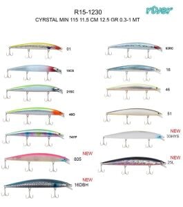 River Cyrstal Min 115F 11.5Cm 12.5G Maket Balık