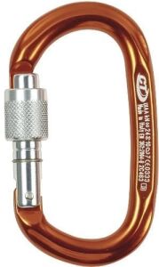 CLIMBING TECHNOLOGY ALUMINYUM OVAL KILITLI KARABINA