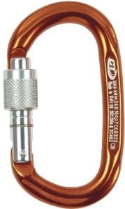 CLIMBING TECHNOLOGY ALUMINYUM OVAL KILITLI KARABINA