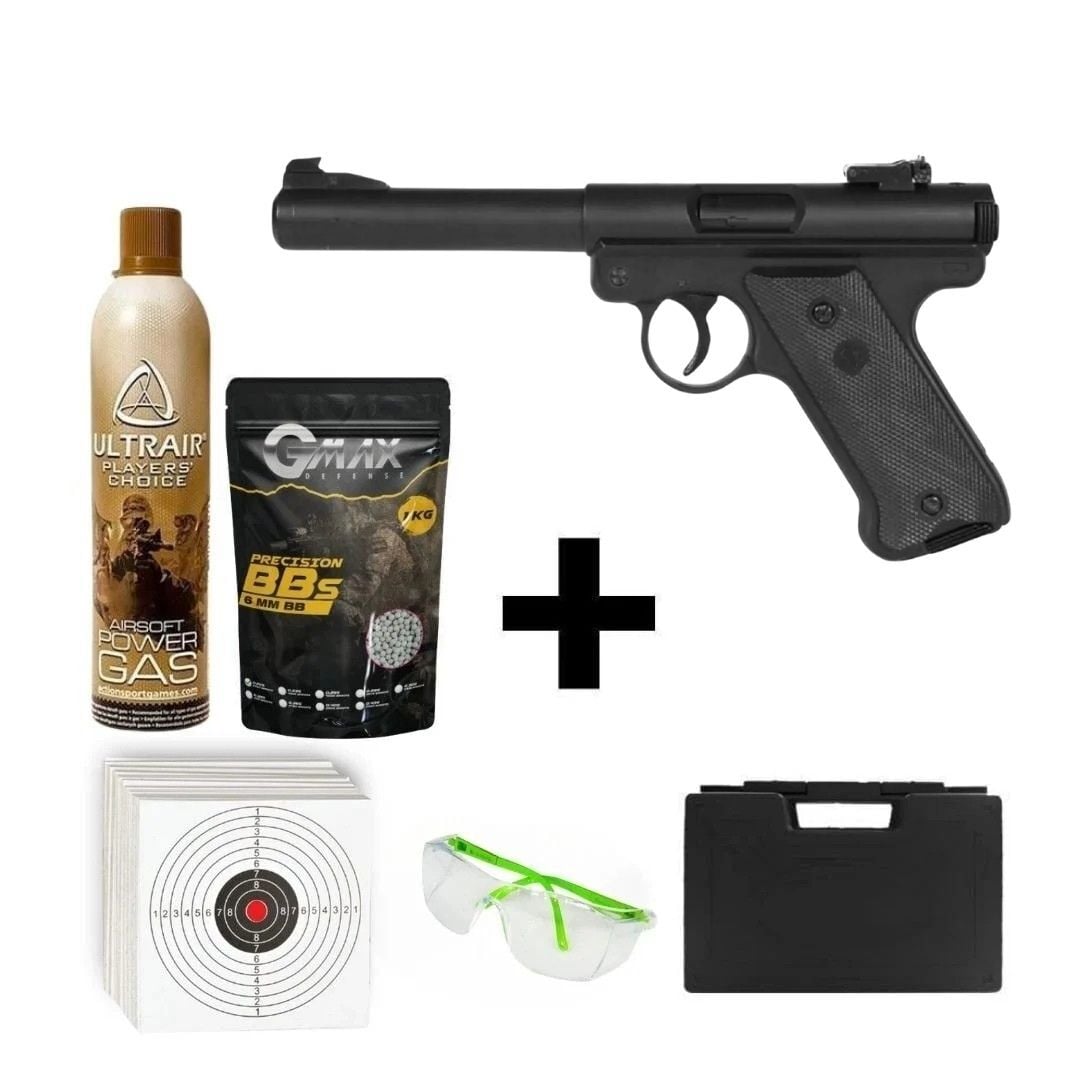 KJW MK1 Ruger Silent NBB Airsoft Tabanca(Kopya)