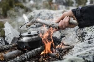 Trangia Kettle 1.4L Kamp Su Demliği