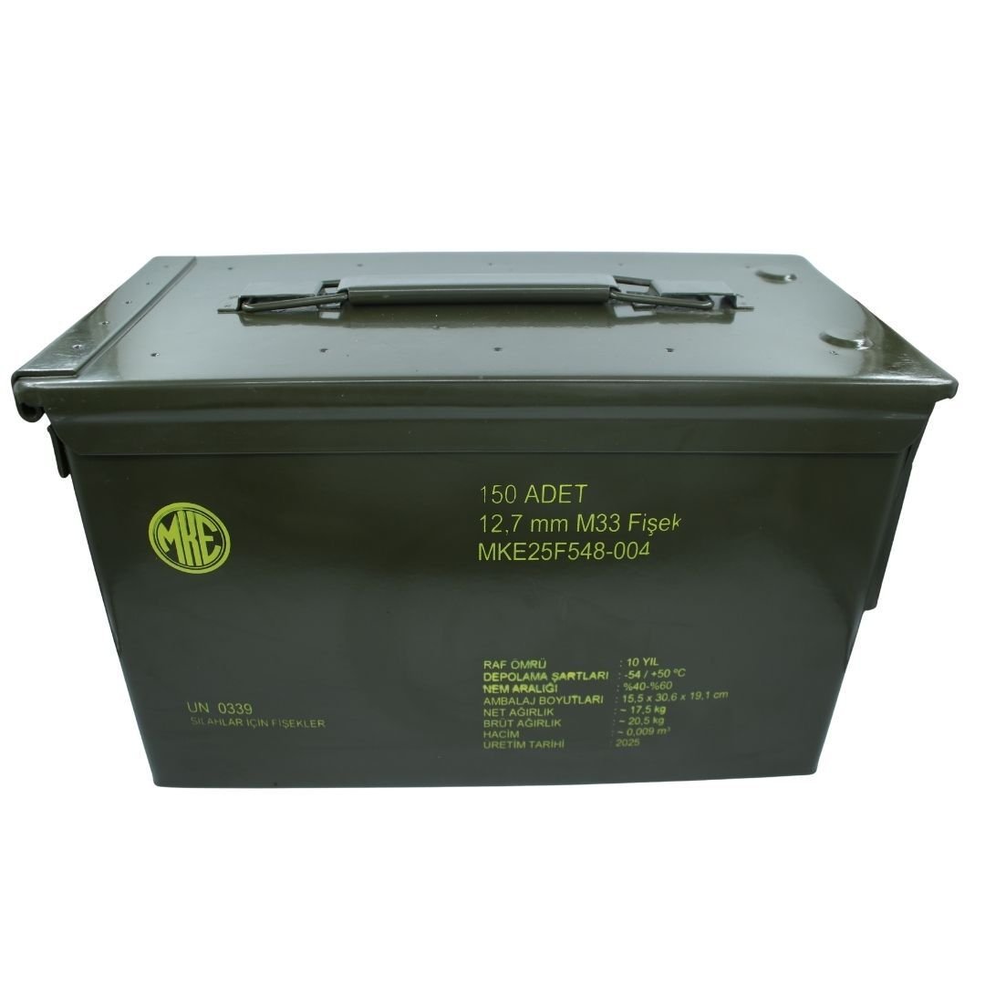 MKE Metal Mühimmat Sandığı - Mermi Çantası