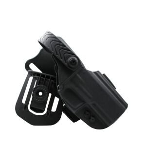 Tisaş Px9 Gen3/Duty Alçak Taşıma Bel Bacak Kılıfı Siyah Seviye 2