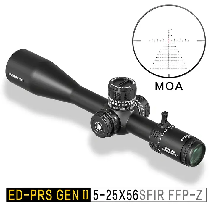 Discovery Optics ED-PRS Gen2 5-25x56 SFIR FFP-Z Tüfek Dürbünü
