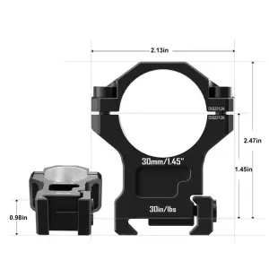 Discovery Optics 30mm Alüminyum Dürbün Montaj Ayağı