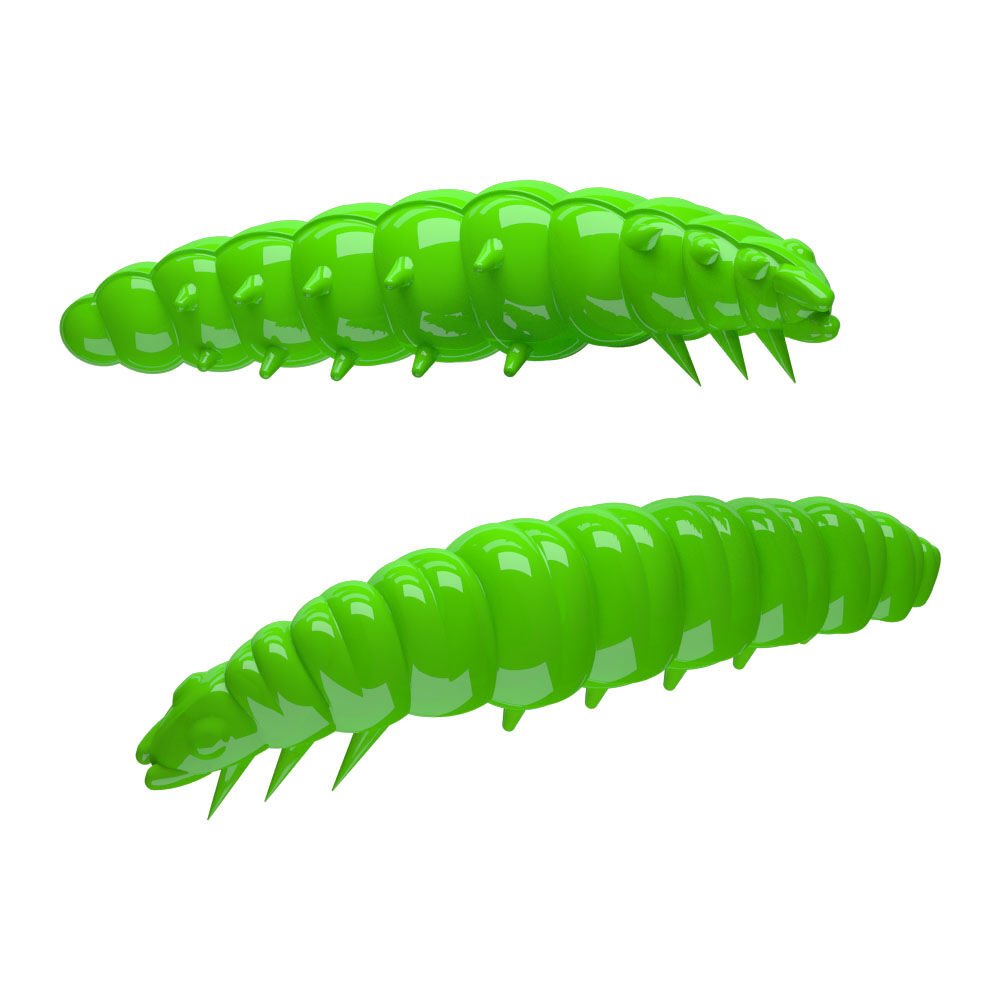 Libra Lures Larva Cheese Suni Yem - 35 mm 026 - HOT GREEN