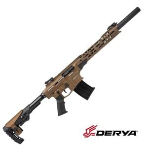 Derya MK12 Bronz Elite Set - Vortex Crossfire Red Dot + Dikey Tutamak + Toughsoul 1250 Lümen Fener