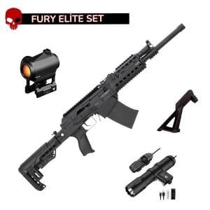 Armsan Armtac RS-S1 Siyah Elite Set - Vortex Crossfire Red Dot + Yarım Tutamak + Toughsoul 1250 Lümen Fener