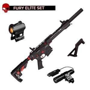 Typhoon F12 Puma Elite Set - Vortex Crossfire Red Dot + Yarım Tutamak + Skywoods 1200 Lümen Tüfek Feneri
