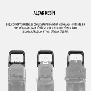 OSİGHT S 2 MOA DOT & 32 MOA CİRCLE RED DOT