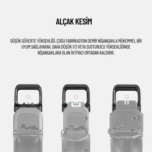 OSİGHT S 2 MOA DOT & 32 MOA CİRCLE RED DOT