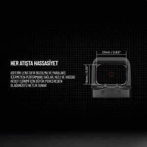 OSİGHT S 2 MOA DOT & 32 MOA CİRCLE RED DOT