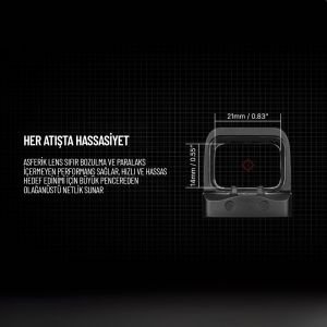 OSİGHT S 2 MOA DOT & 32 MOA CİRCLE RED DOT