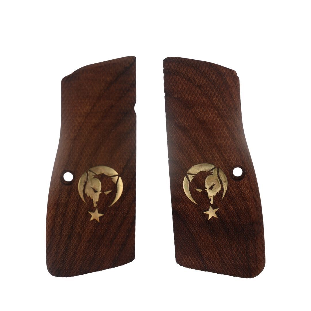 Zig 14 - Browning Türk Kurt Logolu Ahşap Kabza