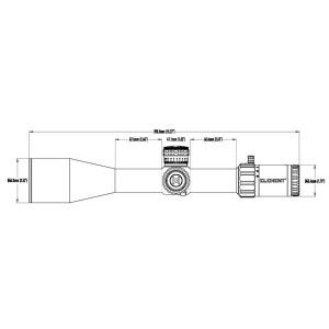 Element Optics Titan 5-25X56 FFP (APR-2D) Mrad Tüfek Dürbünü