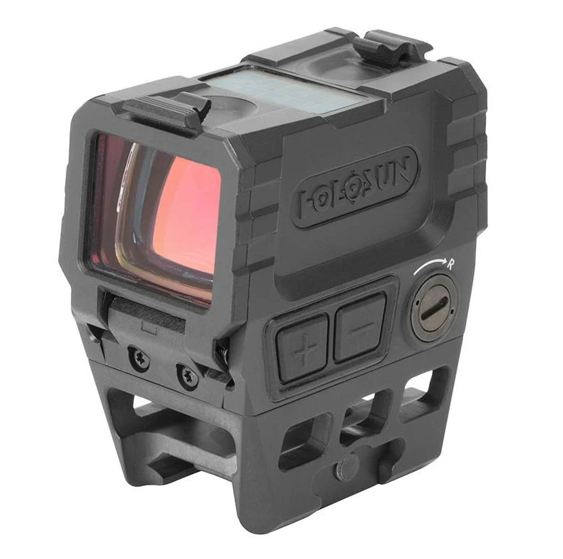 Holosun AEMS Enclosed Solar Multi-Reticle Red Dot (2 MOA & 65 MOA Circle)