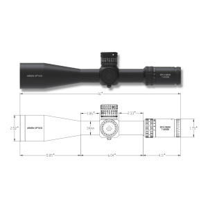 Arken Optics EP-5 GEN2 7-35x56 FFP VPR (MRAD) Tüfek Dürbünü
