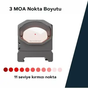 Vector Optics Frenzy-X 1x19x28 GenII Red Dot Nişangah