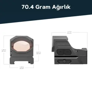 Vector Optics Frenzy-X 1x19x28 GenII Red Dot Nişangah