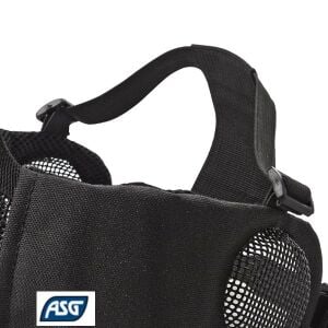 Asg Kulak ve Ağız Korumalı Airsoft Maske Siyah